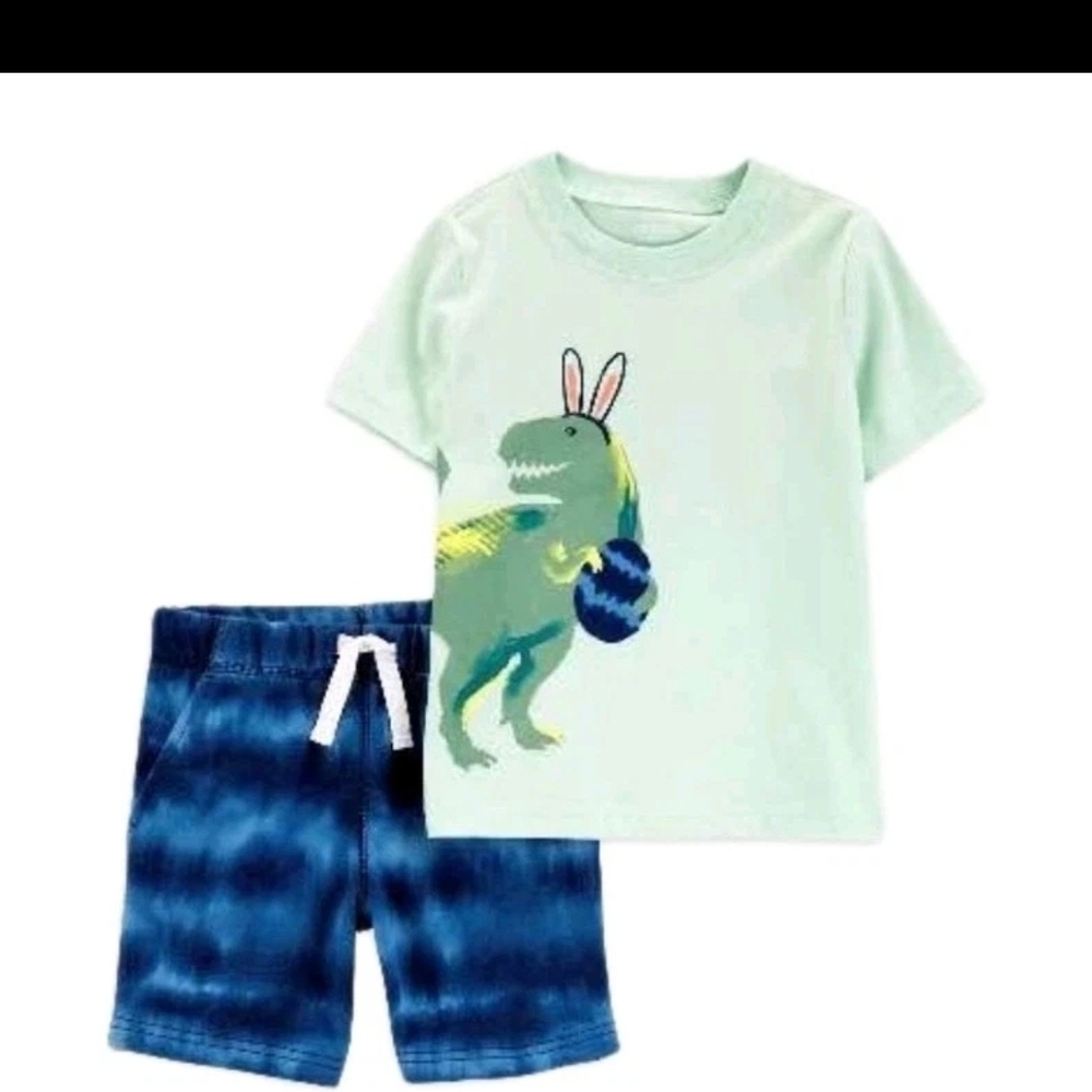 Kids Dinosaur T-Shirt and Shorts Set
